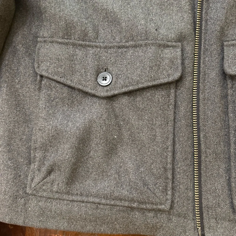 GAP Men's Dark Gray Military Jacket